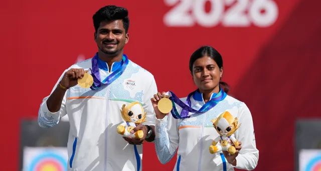 आर्चरी में भारत का डबल धमाका, मिक्स्ड और महिला टीम इवेंट में जीते बैक-टू-बैक गोल्ड