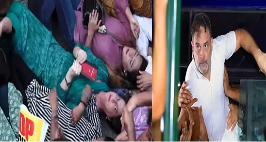 राहुल और प्रियंका गांधी हिरासत में; सांसदों ने पुलिस पर लगाया मारपीट का आरोप