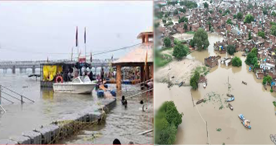 प्रयागराज में गंगा-यमुना का तांडव: कई मोहल्ले जलमग्न, सैकड़ों लोग बेघर होने से राहत शिविरों में शरण लेने को मजबूर