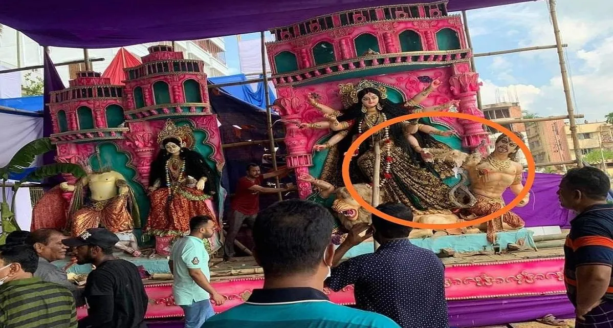 बांग्लादेश में दुर्गा पूजा के दौरान हिंसा: मंदिरों और मूर्तियों पर हमलों की 34 घटनाएं आईं सामने