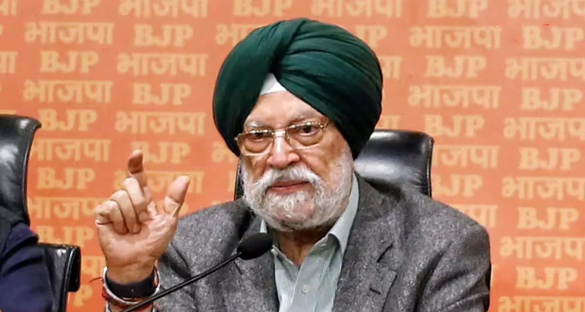 बीजेपी का बड़ा दांव: मध्य प्रदेश से राज्यसभा जाएंगे केंद्रीय मंत्री हरदीप सिंह पुरी