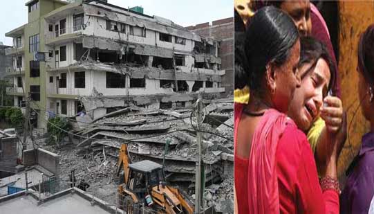 दिल्ली का सैदुल्लाजाब हादसा: डेढ़ महीने पहले MCD ने हाईकोर्ट में कहा था- 'नहीं चल रहा कोई काम', अब 6 मंजिला इमारत जमींदोज