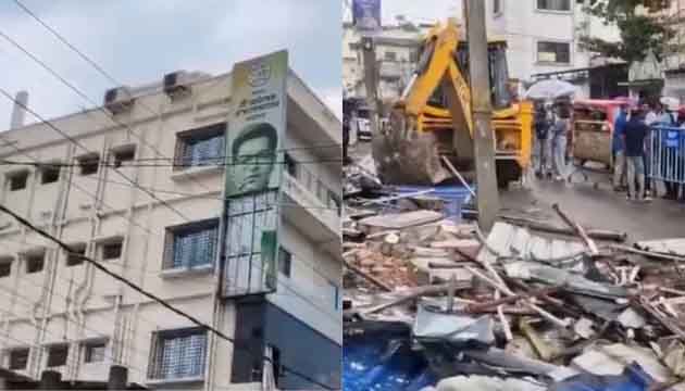 बंगाल में सियासी हलचल: डायमंड हार्बर में सांसद अभिषेक बनर्जी के कार्यालय पर चला प्रशासन का बुलडोजर, 3 JCB ने ढहाई बिल्डिंग
