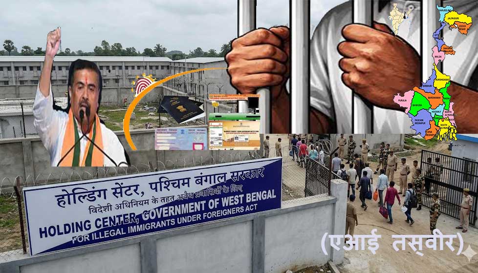 घुसपैठियों पर बंगाल सरकार का बड़ा एक्शन: पूरे प्रदेश में बनेंगे 'होल्डिंग सेंटर', दस्तावेज़ न होने पर सीधे डिटेंशन की तैयारी