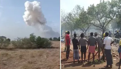 तमिलनाडु में भीषण त्रासदी: विरुधुनगर पटाखा फैक्ट्री में धमाका, 16 ज़िंदगियां खाक