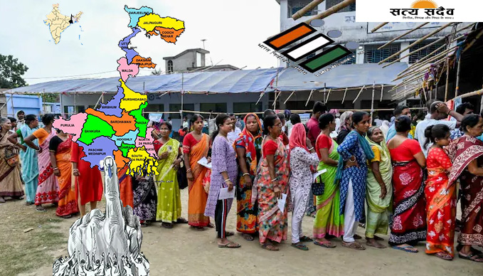 पश्चिम बंगाल: डायमंड हार्बर और मगराहट पश्चिम के 15 बूथों पर पुनर्मतदान जारी, फलता में बवाल,सुरक्षा के कड़े इंतजाम