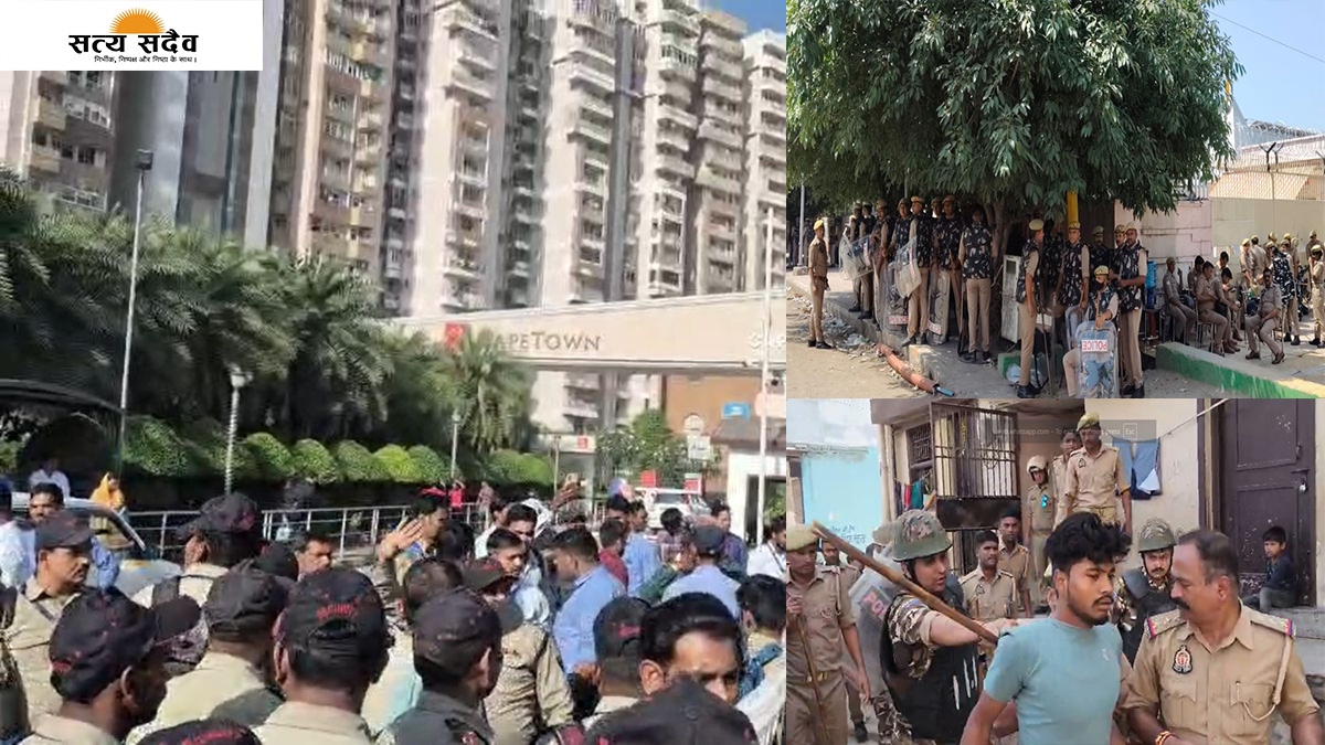 नोएडा में वेतन वृद्धि की जंग: पांचवें दिन भी जारी रहा हंगामा, सेक्टर 121 और फेज-2 में पत्थरबाजी