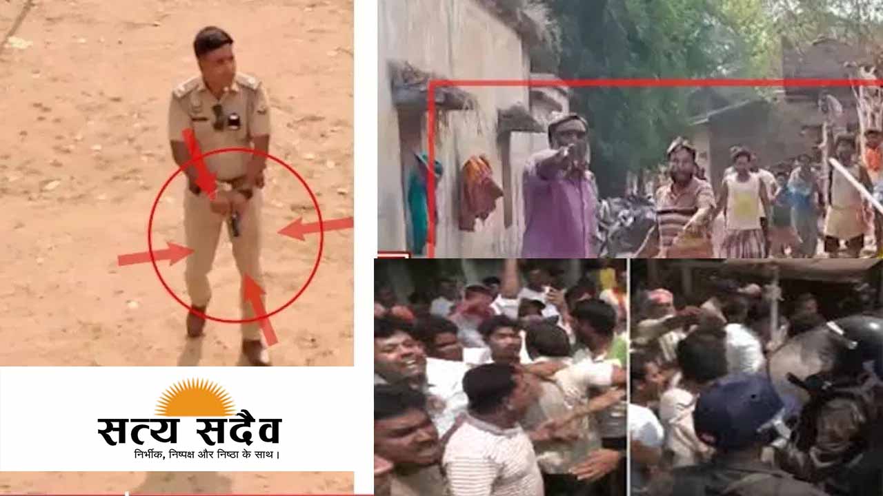 बंगाल चुनाव: पहले चरण के मतदान में भारी हिंसा, EVM में गड़बड़ी के आरोपों पर सुरक्षा बलों से भिड़े ग्रामीण