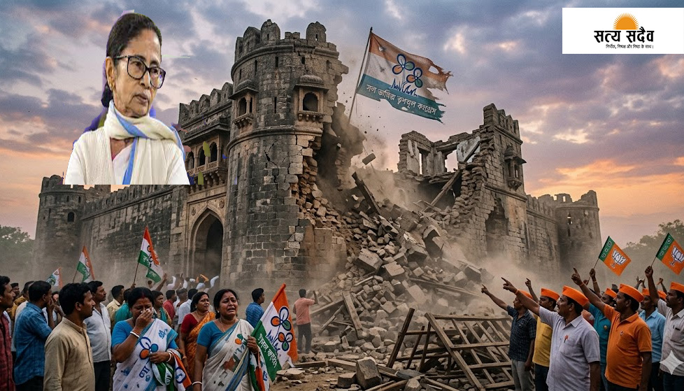 महापरिवर्तन: बंगाल में ढहा ममता बनर्जी का 'अजेय' किला, 'राजपथ की राजनीति' से सत्ता के शिखर तक का सफर समाप्त