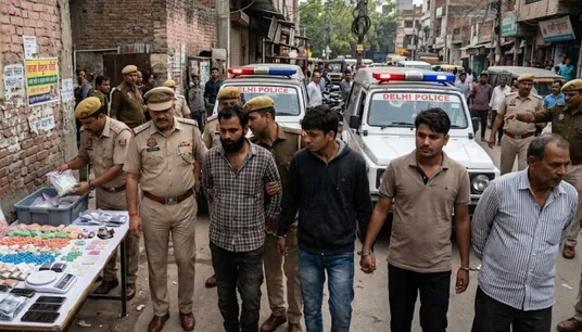 दिल्ली में ड्रग सिंडिकेट का पर्दाफाश: 1 करोड़ की MDMA के साथ 2 नाइजीरियाई समेत 4 तस्कर गिरफ्तार