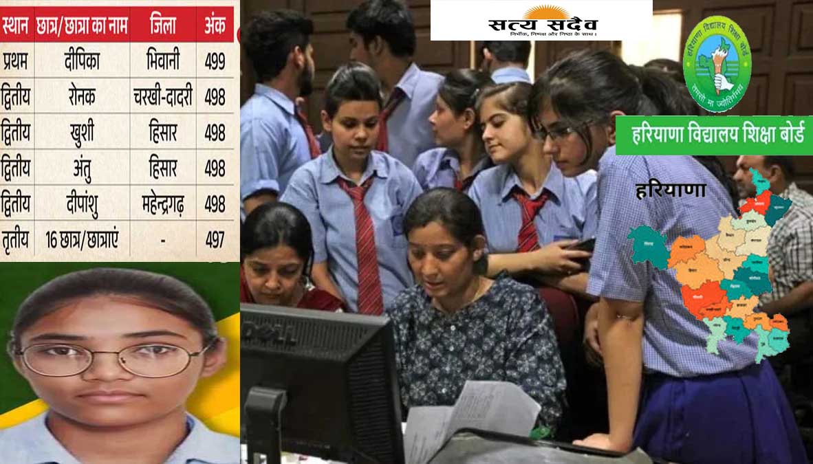 HBSE 10वीं का रिजल्ट 2026: बस ड्राइवर की बेटी दीपिका बनी हरियाणा की 'क्वीन', 10वीं के नतीजों में बेटियों का दबदबा
