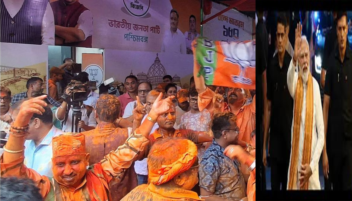 बंगाल में 'शपथ' की तैयारी: 9 मई को होगा नई सरकार का राजतिलक, कोलकाता में जश्न का माहौल