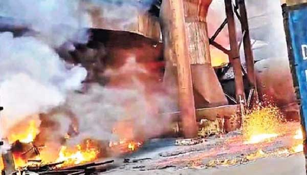 विशाखापत्तनम स्टील प्लांट में भीषण हादसा: लैडल फटने से पिघला लोहा बहा, 8 मजदूरों की दर्दनाक मौत