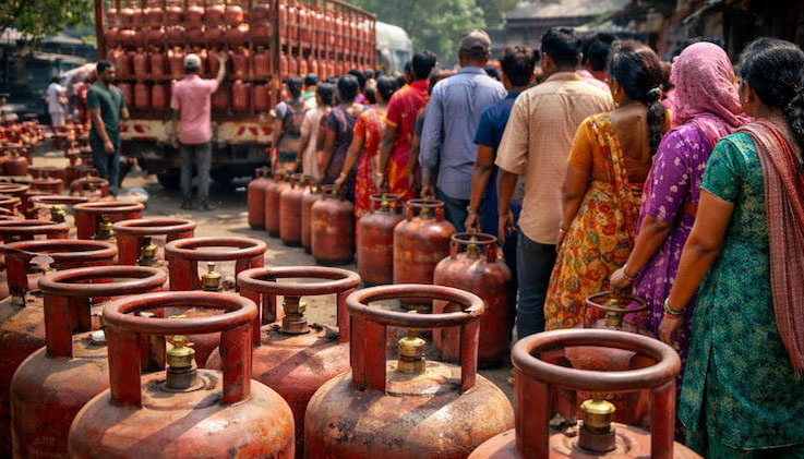 हरियाणा में गहराया गैस संकट: आपूर्ति बाधित होने से मची हाहाकार, फतेहाबाद में ₹150 प्रति किलो तक पहुँचे दाम