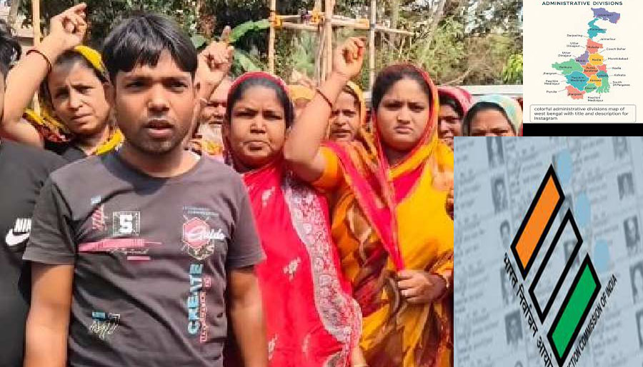 बंगाल में 'वोटर लिस्ट' पर संग्राम: बशीरहाट और मालदा में सैकड़ों नाम गायब, ग्रामीणों ने सड़क जाम कर चुनाव आयोग के खिलाफ जताया रोष