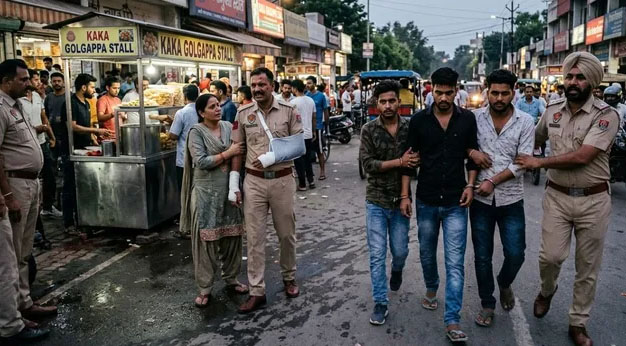 चंडीगढ़: मनीमाजरा में दबंगई, गोलगप्पे खाते समय टोकने पर पुलिसकर्मी और उनकी पत्नी पर जानलेवा हमला