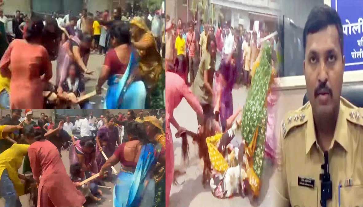 महाराष्ट्र के उल्हासनगर में इंसानियत शर्मसार: मंदिर प्रवेश के विवाद में महिलाओं के काटे बाल, कपड़े फाड़े, पहनाई चप्पलों की माला