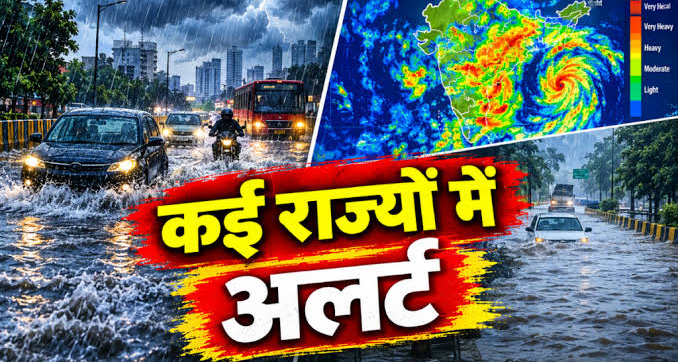 मौसम: डिप्रेशन के असर से कई राज्यों में मूसलाधार बारिश; बिहार-ओडिशा समेत पूर्वोत्तर में अलर्ट