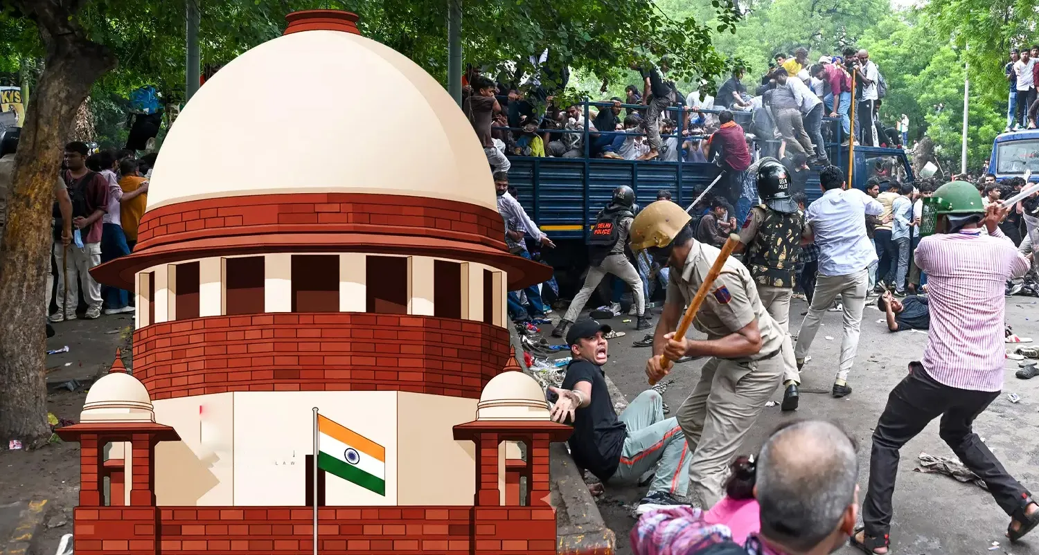 सुप्रीम कोर्ट का बड़ा फैसला: प्रदर्शनकारियों से निपटने के लिए दिल्ली पुलिस को 'फ्री हैंड' देने की याचिका खारिज