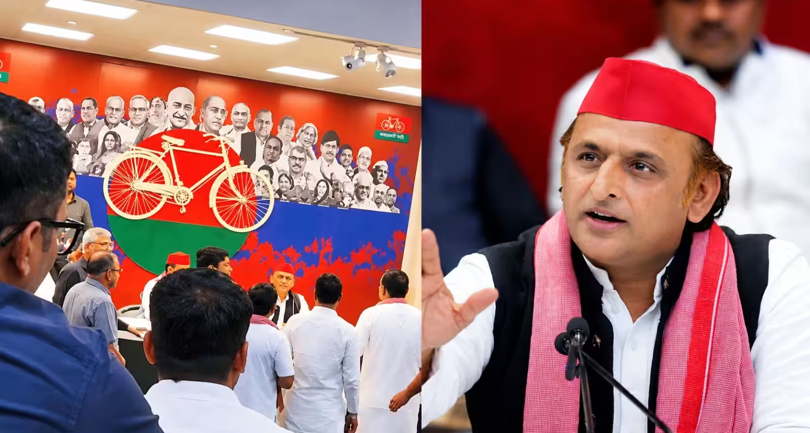सपा का एटा-कासगंज में बड़ा एक्शन: अखिलेश के सामने गाली-गलौज के बाद दोनों जिलों की कार्यकारिणी भंग