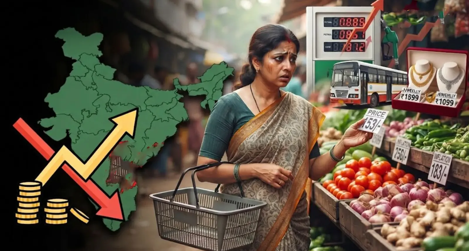 महंगाई ने तोड़े रिकॉर्ड: सितंबर 2026 में खुदरा महंगाई बढ़कर 5.54% पर पहुंची, RBI के टारगेट से लगातार ऊपर