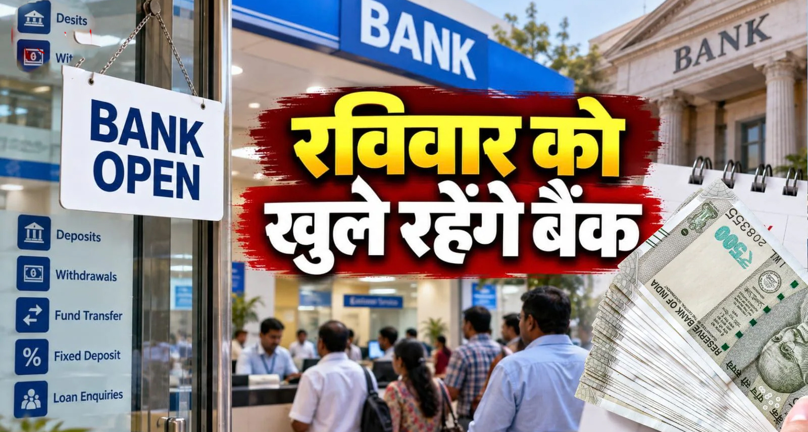 बैंक हड़ताल से पहले वित्त मंत्रालय का बड़ा फैसला: 27 सितंबर (रविवार) को खुले रहेंगे सभी सरकारी बैंक