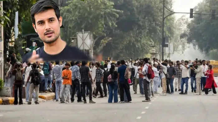 दिल्ली में CJP का प्रदर्शन जारी: कनॉट प्लेस और जनपथ पर नारेबाजी, ध्रुव राठी ने पुलिस कार्रवाई को बताया 'किडनैपिंग'