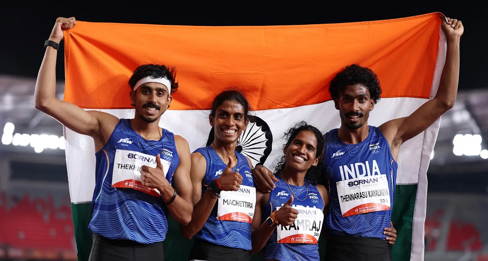 एशियन गेम्स : महिला रिले टीम ने जीता गोल्ड, गुलवीर सिंह और पूजा ने भी दी मेडल्स की सौगात