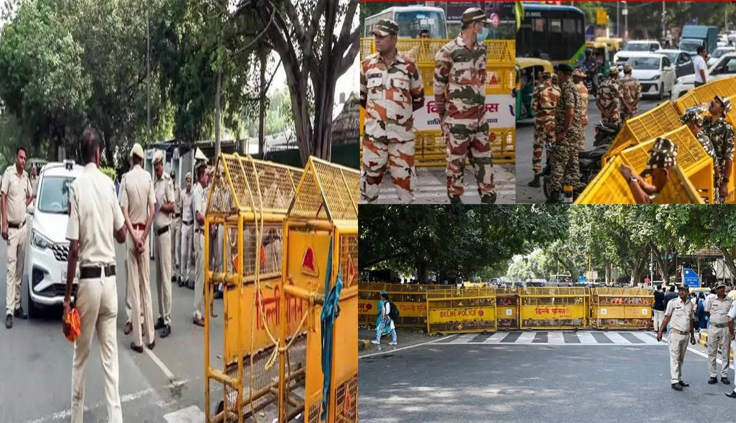 CJP के प्रदर्शन के ऐलान से दिल्ली में कड़ी सुरक्षा, राजधानी में ट्रैफिक डायवर्जन और धारा 163 लागू