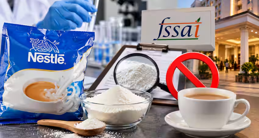 FSSAI की जांच में नेस्ले इंडिया का 'लो-फैट डेयरी व्हाइटनर' असुरक्षित: FSSAI और कंपनी के दावों के बीच जंग
