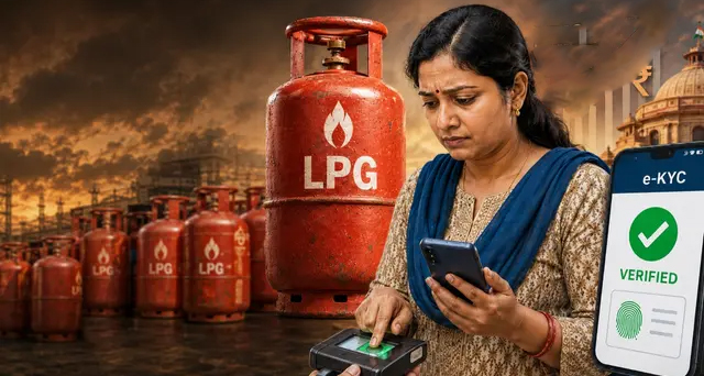 भारत में 62 लाख कम हुए एलपीजी ग्राहक: जानिए सप्लाई संकट, PNG शिफ्ट और e-KYC का कैसे पड़ा असर