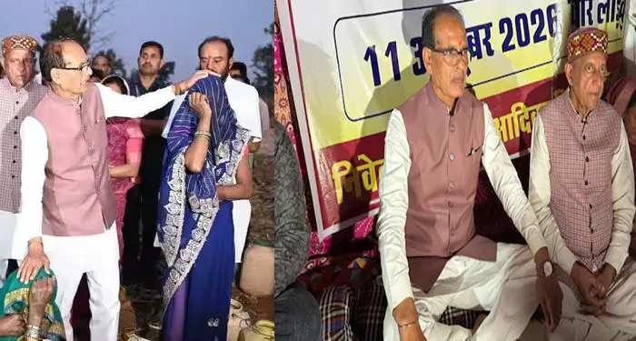 शिवराज सिंह चौहान का अपनी ही सरकार के खिलाफ धरना: बुधनी में बुलडोजर कार्रवाई पर बवाल