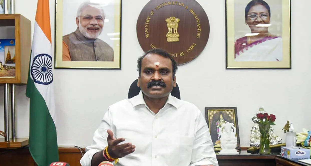 जमीनी राजनीति की ओर कदम: केंद्रीय मंत्री एल. मुरुगन ने मंत्रिपरिषद और राज्यसभा से इस्तीफा देने की जताई इच्छा